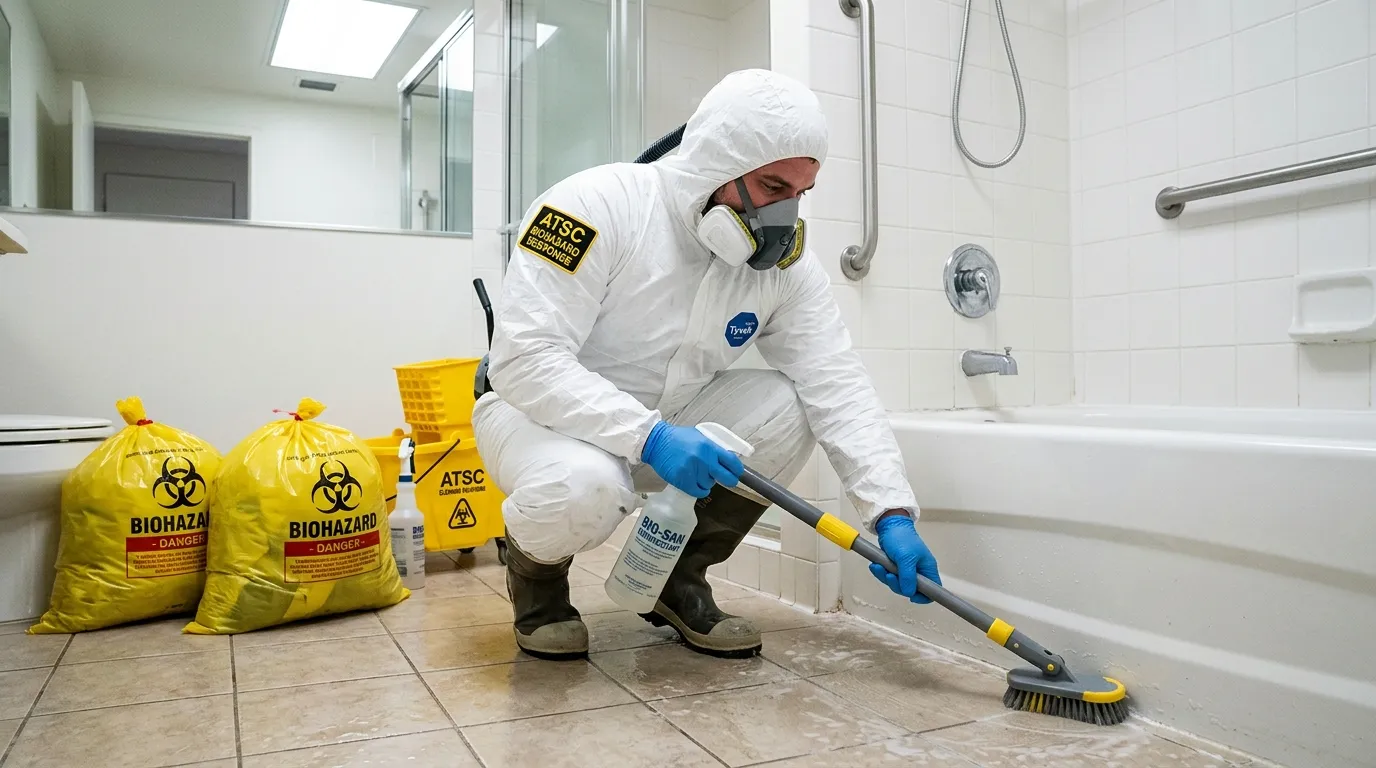 Decontamination equipment deployed for Blood Cleanup in Mastic Beach